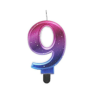 Cake Candle 9.8 cm, Night Sky