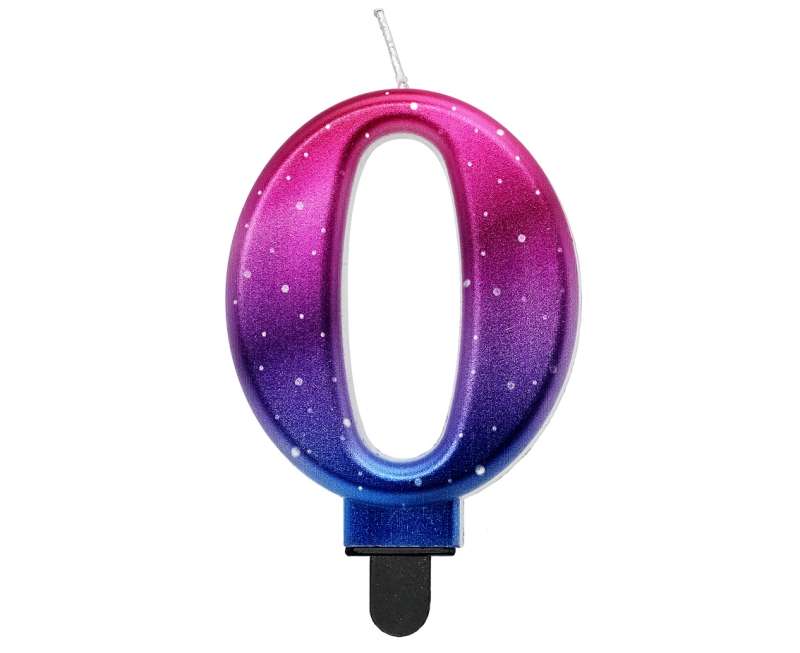 Candle for cake 0.8 cm, Night Sky
