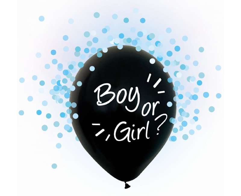 Luftballon - Junge oder Mädchen, 4 Stück.
