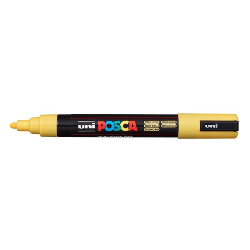 Water-based marker UNI Posca PC-5M straw-yellow