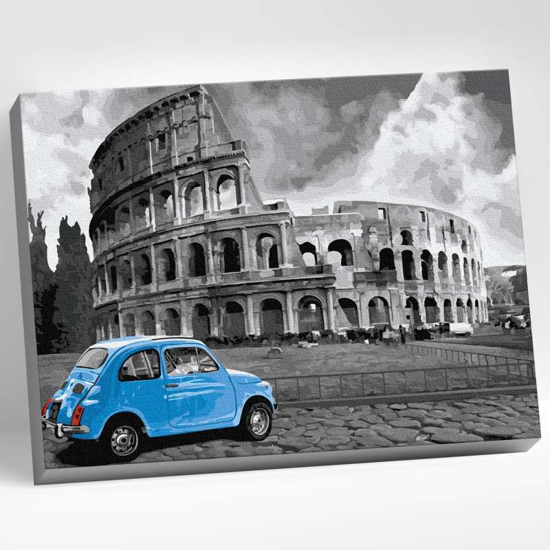 Paint by Numbers 40x50 Color Canvas ROME. COLOSSEUM 21 colors