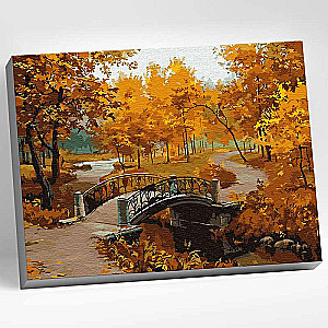 Painting by numbers 40x50 CHARM OF AUTUMN 24 colors