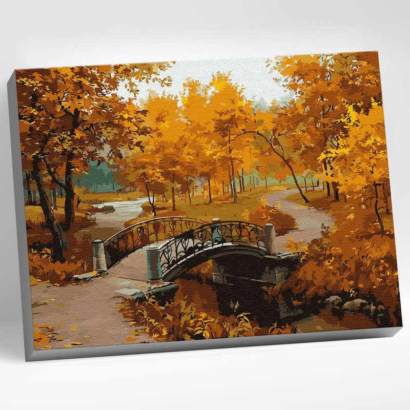 Painting by numbers 40x50 CHARM OF AUTUMN 24 colors