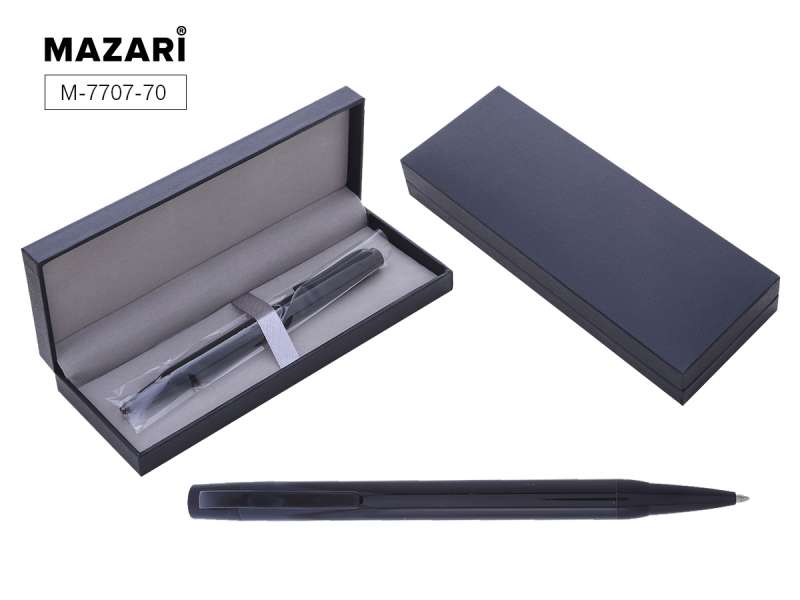 Ballpoint pen with rotating mechanism ELATIO B, BLUE