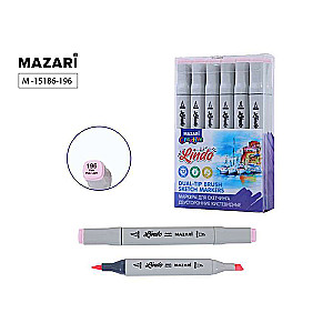 Double-sided sketch marker LINDO, pale pink light