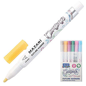 Contour Marker Paint Set, 6 colors