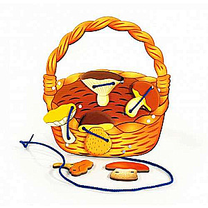 Lacing - Basket with Mushrooms
