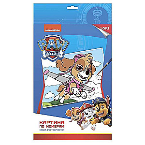 Painting by numbers - Paw Patrol. Skye