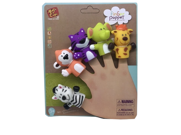 Finger Theater - Wild Animals 5 pcs.