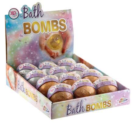Bath Bomb - Shiny Moon and Stars, 7 cm