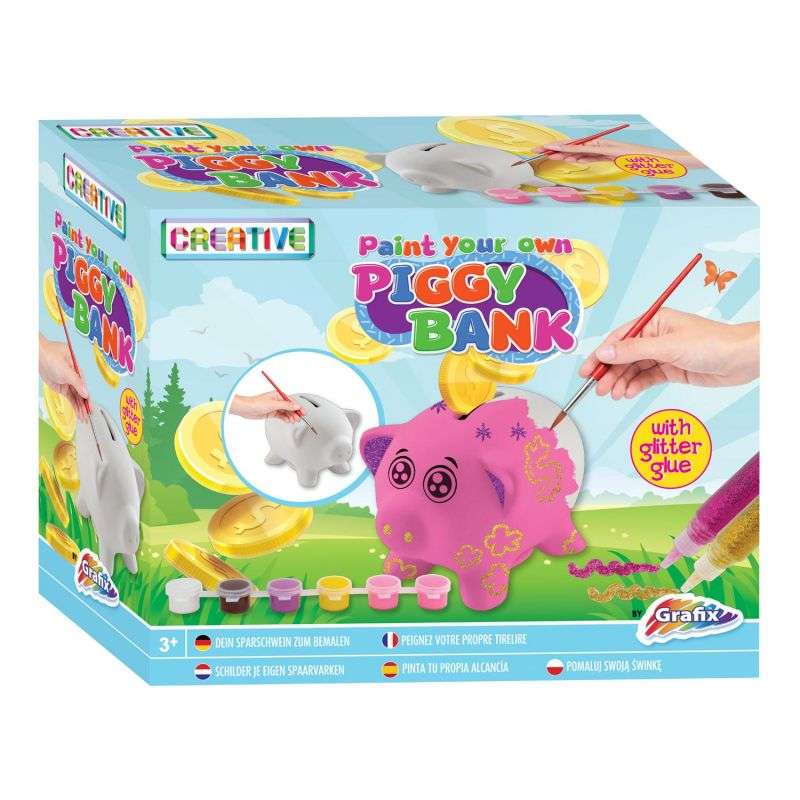 Creative Set - Color Your Piggy Bank