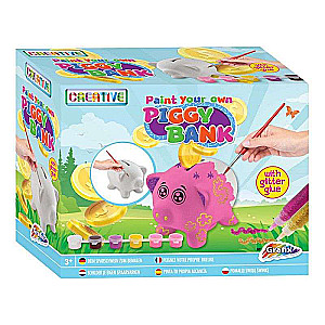 Creative Set - Color Your Piggy Bank