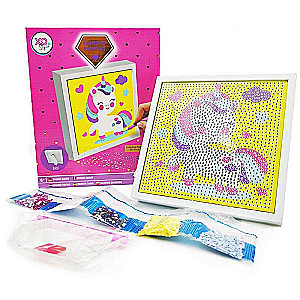 Diamond Mosaic - Unicorn in Frame 15x15cm