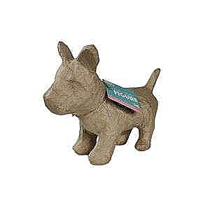 Paper Material Decoration - Dog 14 cm