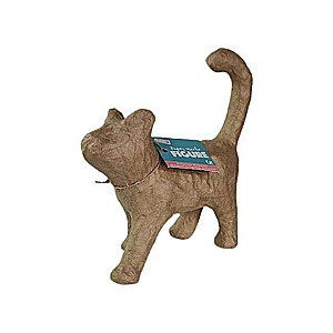Paper Material Decoration - Cat 14 cm.