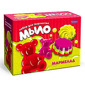 Soap with Your Own Hands - Jelly 4 Shapes, Glows in the Dark