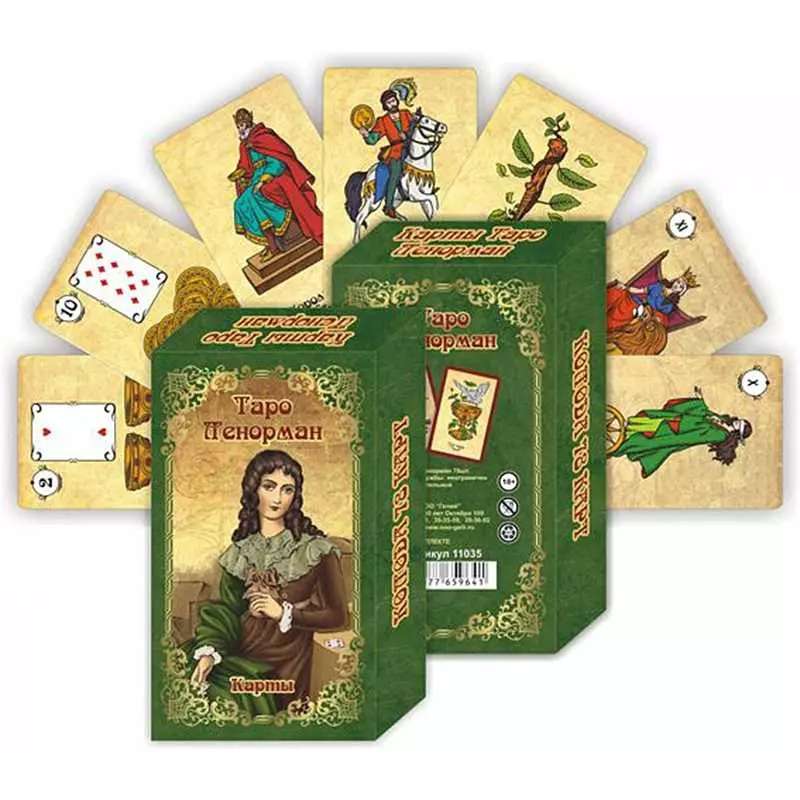 Tarot Lenormand Divination Cards VIP 78 Cards + Instructions