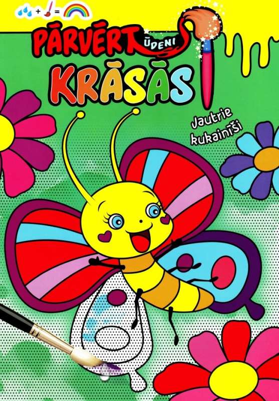 Transform Water into Colors. Cheerful Insects