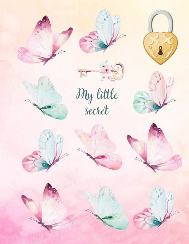 Notebook - Butterflies. My little secret