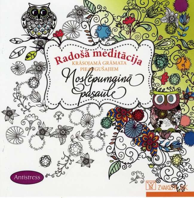 Malbuch für Erwachsene. Die geheimnisvolle Welt