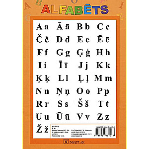 Poster: Alphabet A5 LV