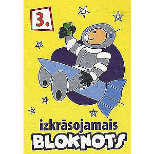 Coloring notebook. Cosmonaut