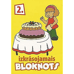 Värvitav märkmik. Tütarlaps