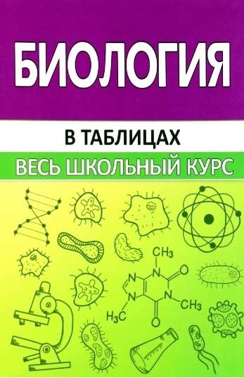 Biology. The Entire School Course in Tables and Schemes