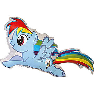 Foil Balloon 24 Rainbow Dash Pony