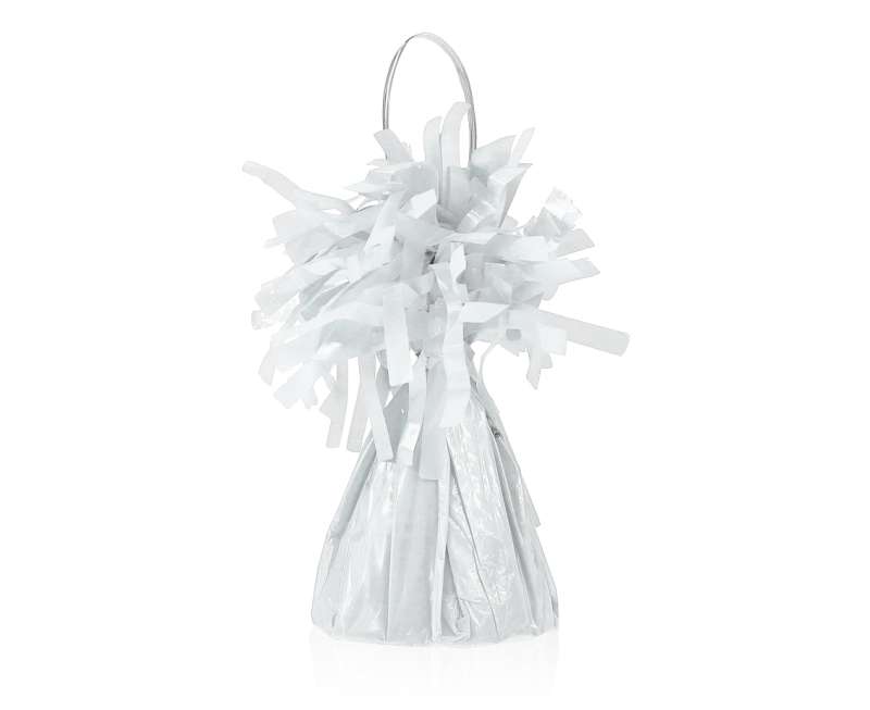 Ballast for balloons 145g FOIL pastel white color 1pc