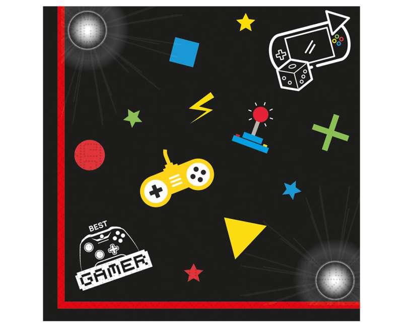Napkins 33x33cm.20pcs Gaming Party