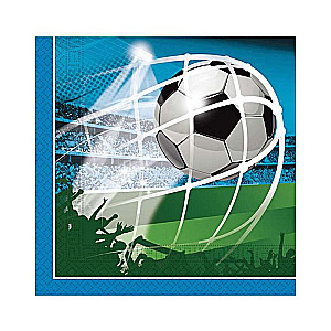 Napkins 33x33cm, 20pcs. Soccer Fans