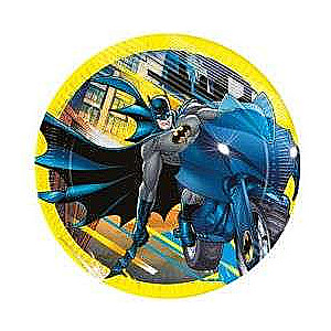 Paper plates 23cm, 8pcs. Batman Rogue Rage