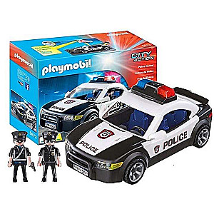 Police car with sirens