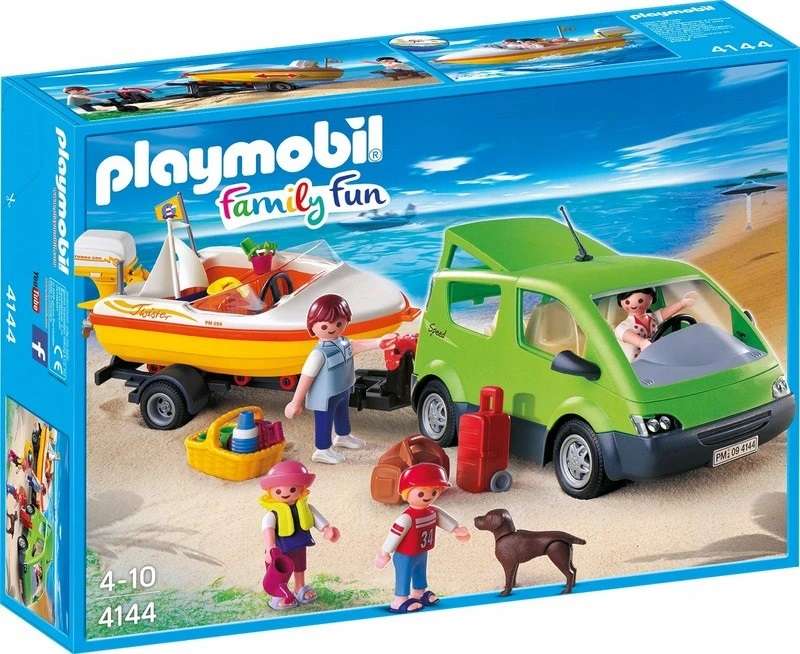 Family Van with Trailer