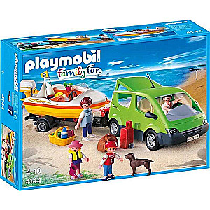 Family Van with Trailer
