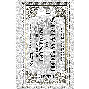 Notebook. Harry Potter. Ticket for the Hogwarts Express