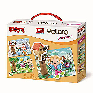 Educational game FAR FAR LAND Seasons, with Velcro