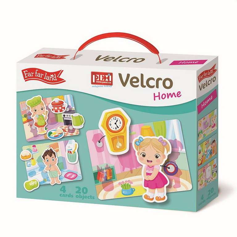 Educational Game FAR FAR LAND Home, on Velcro