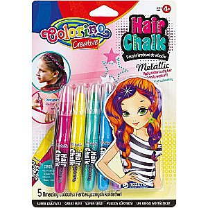 Hair Chalks 5 Metallic Colors COLORINO