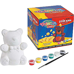 Craft Kit - Bear Piggy Bank