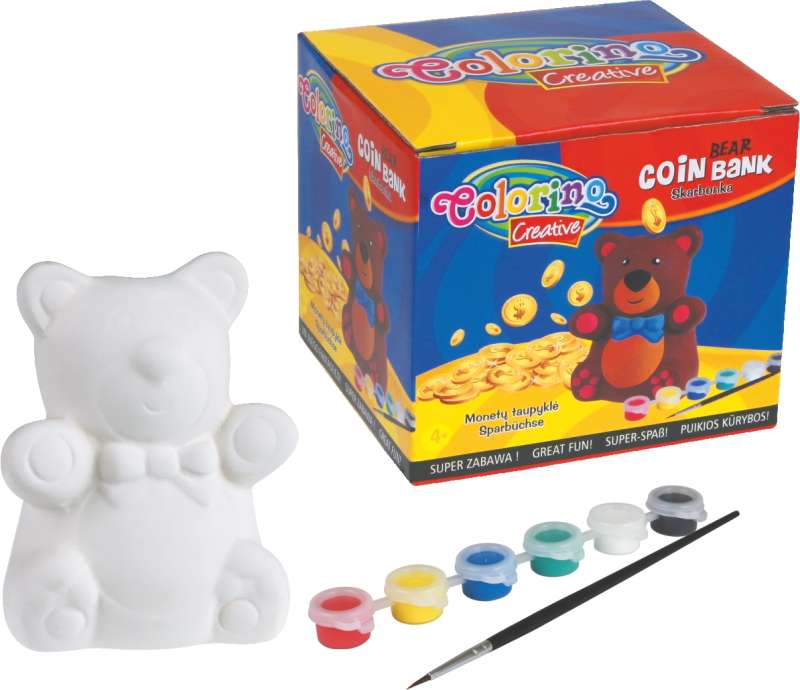 Craft Kit - Bear Piggy Bank