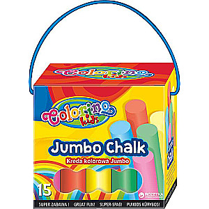 Chalks for Asphalt 15 Colors JUMBO COLORINO Colored