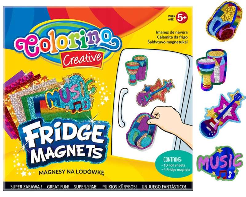 Craft Set - Refrigerator Magnets with Foil, Mix