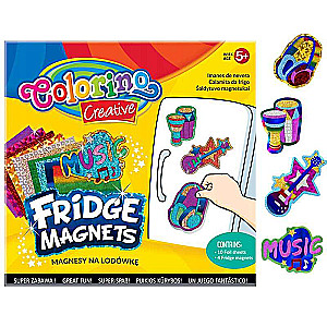 Craft Set - Refrigerator Magnets with Foil, Mix