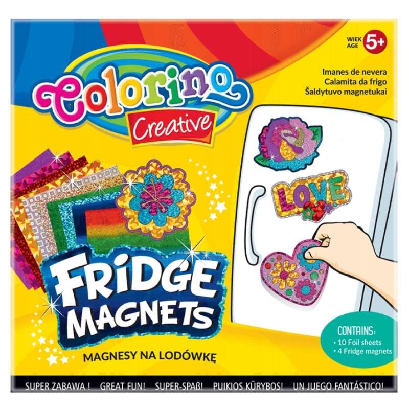Craft Set - Refrigerator Magnets with Foil, Mix
