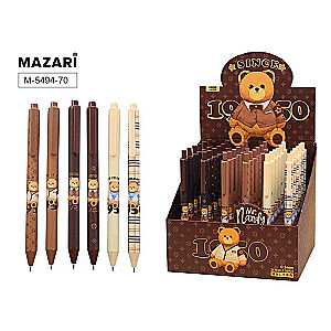 Gel Pen Automatic BEAR2, BLUE