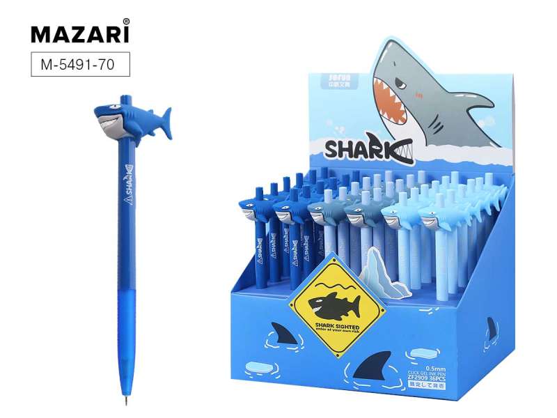 CHARK Automatic Gel Pen, BLUE