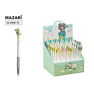 Automatic gel pen GOOD LUCK, BLUE