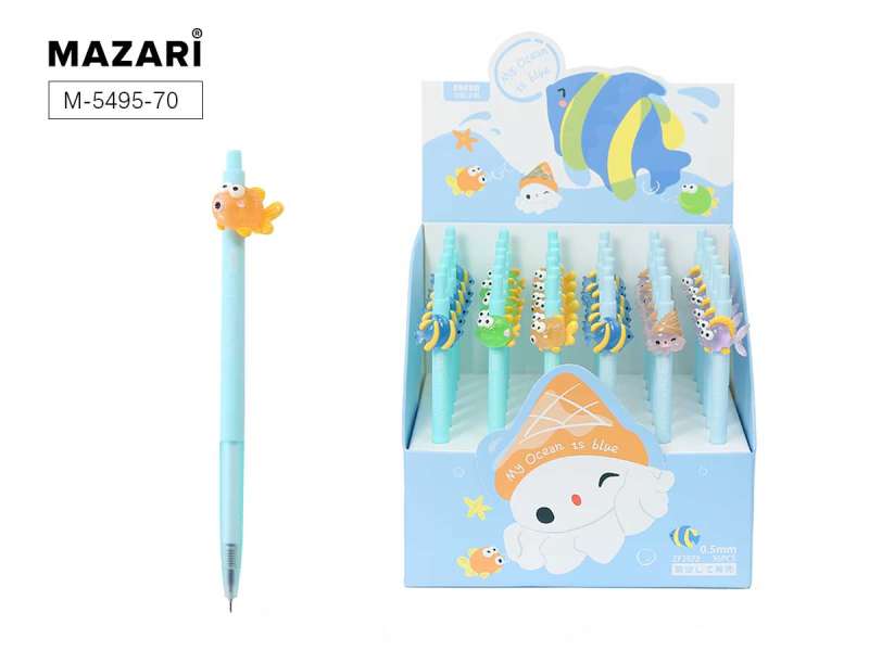 Gel pen OCEAN, BLUE